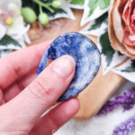 Sunset sodaliet worry stone - Crystal Cave