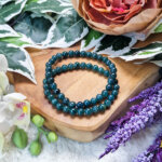 Blauwe jade kogelarmband - Crystal Cave