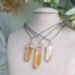 Golden healer zilveren ketting - Crystal Cave