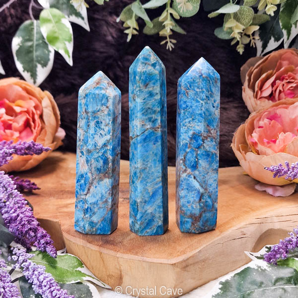 Blauwe apatiet obelisk - Crystal Cave