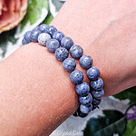 blauw koraal 8mm armband