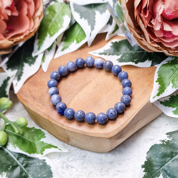 blauw koraal armbandje