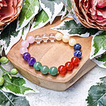 chakra natuursteen armband