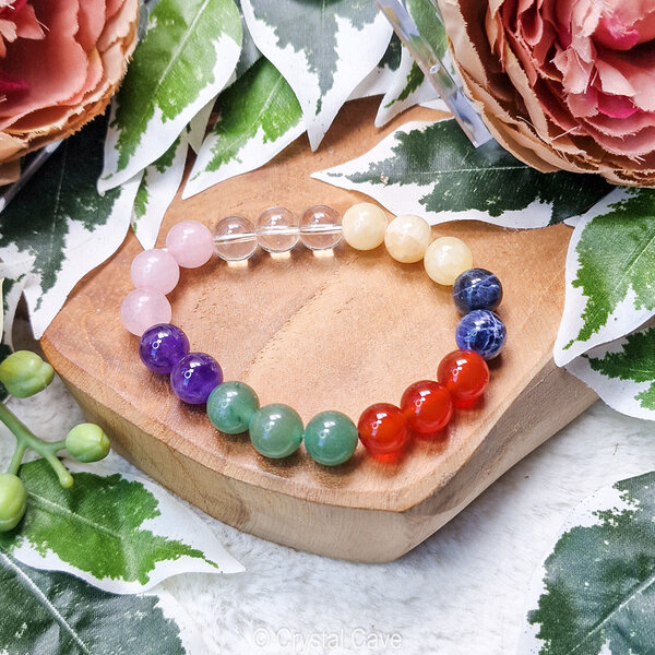 chakra natuursteen armband