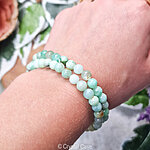 chrysopraas 6mm armband