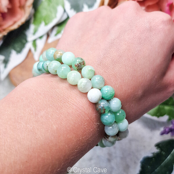 chrysopraas 8mm armband