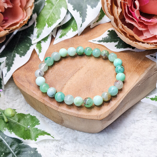 chrysopraas armbandje