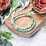 chrysopraas kogelarmband