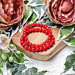 fossiel rood koraal powerbeads