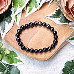 goud obsidiaan facet geslepen armband