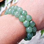 groene aventurijn 10mm facet armband