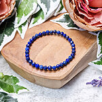 lapis lazuli facet armband