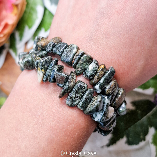 preseli bluestone splitstenen armband