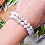 witte agaat edelstenen meditatie armband