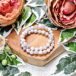 witte agaat spirituele sieraden armband