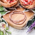 rhodochrosiet facet armband kinderen