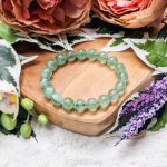 groene fluoriet natuursteen armband