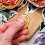 golden healer worry stone